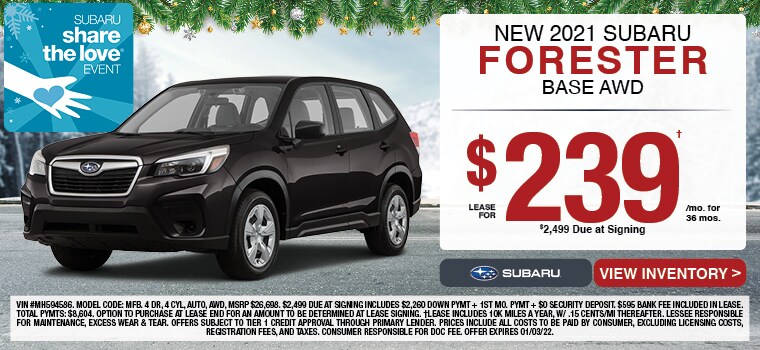 New 2021 Subaru Forester Base AWD