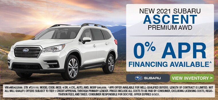 New 2021 Subaru Ascent Premium AWD