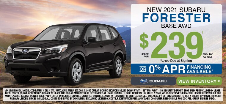 New 2021 Subaru Forester Base AWD