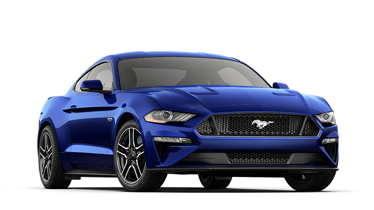 A blue 2019 Ford Mustang GT Premium Fastback A blue 2019 Ford Mustang GT Premium Fastback