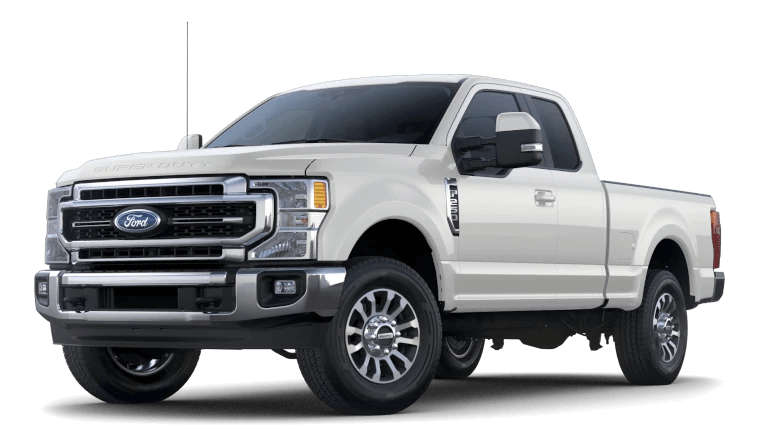 2022 Ford Super Duty Lariat in Star White