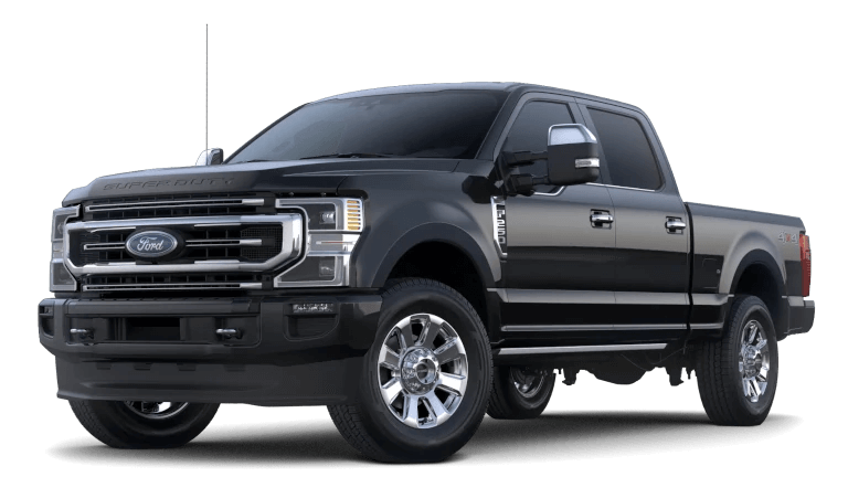 2022 Ford Super Duty Platinum in Agate Black