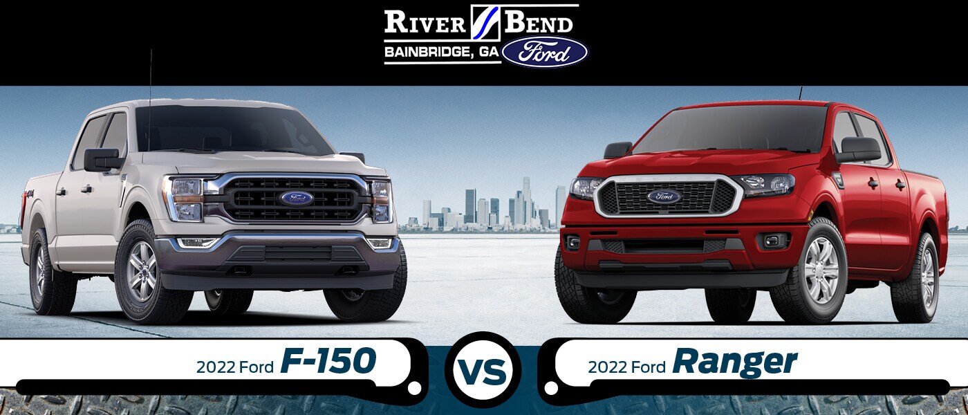 2022 Ford F-150 vs Ranger