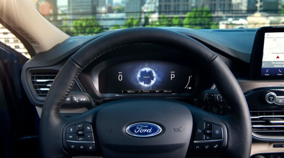Dashboard of a 2020 Ford Escape