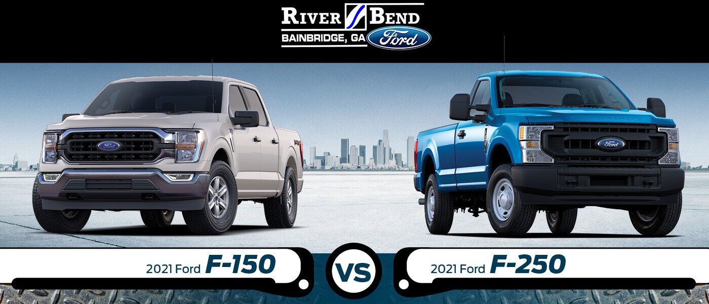 2021 Ford F-150 vs. 2021 Ford F-250