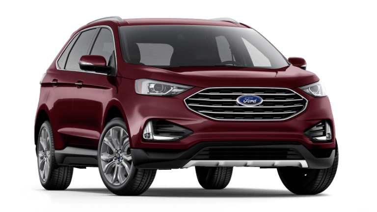 2021 Ford Edge Titanium in Burgundy Velvet