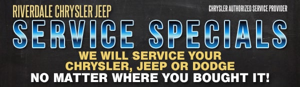 Riverdale Chrysler Jeep Service Specials