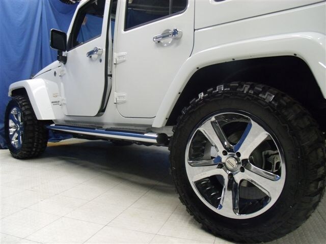 Custom White Jeep Wrangler Riverdale Customs