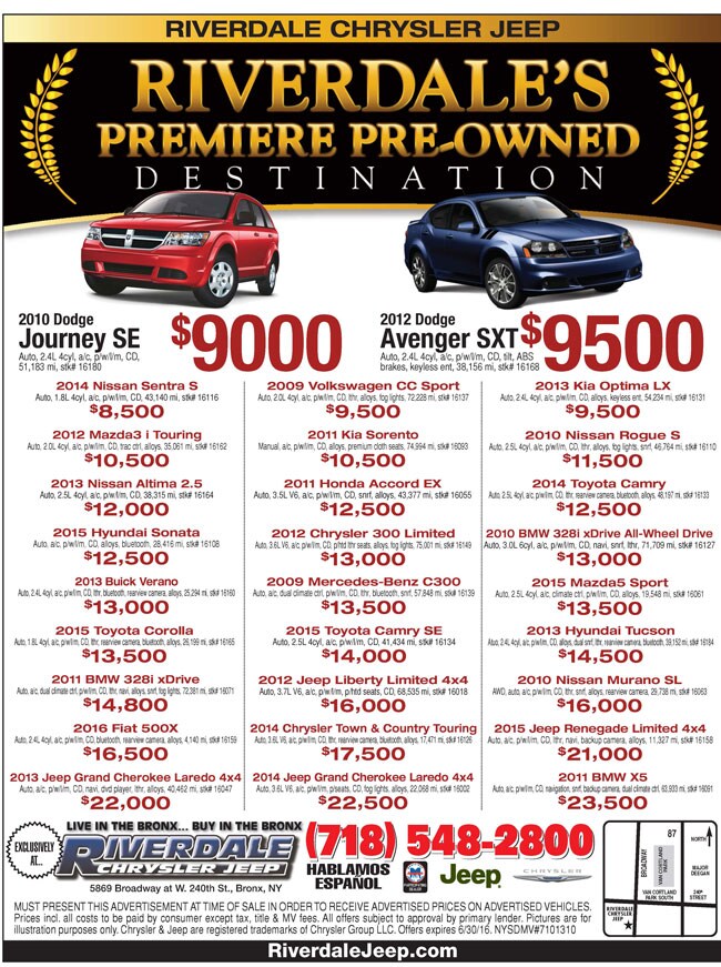 Riverdale Premiere Pre-Owned
