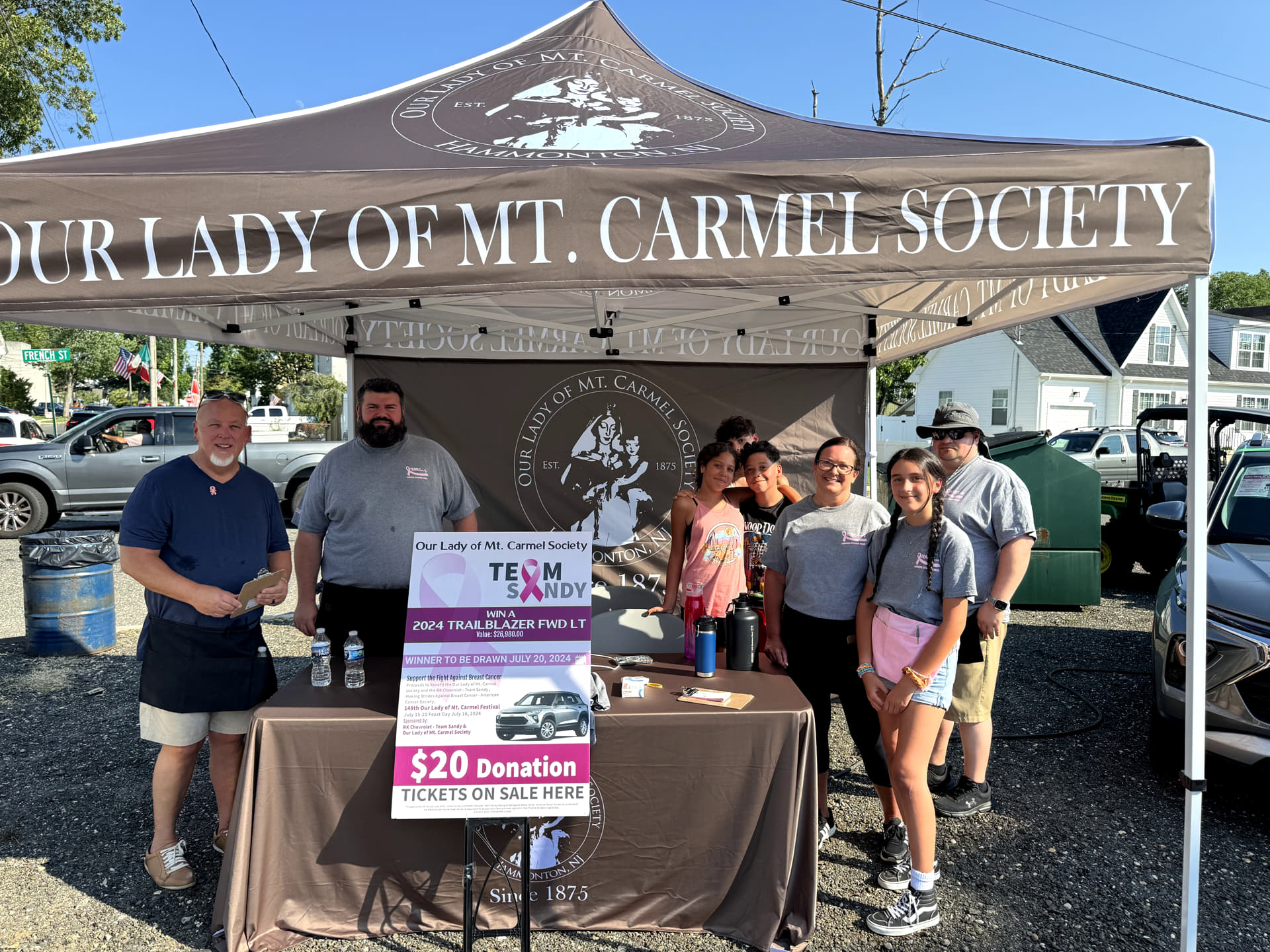 Our Lady of Mount Carmel Trailblazer Give A Way