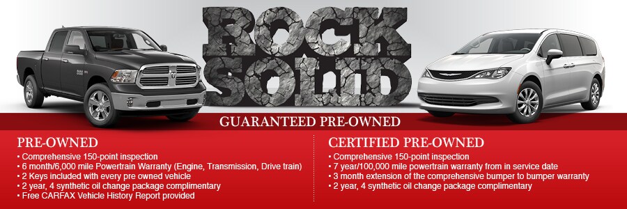 Rockland Rock Solid Guarantee at Rockland Chrysler Jeep Dodge RAM in Nanuet, NY
