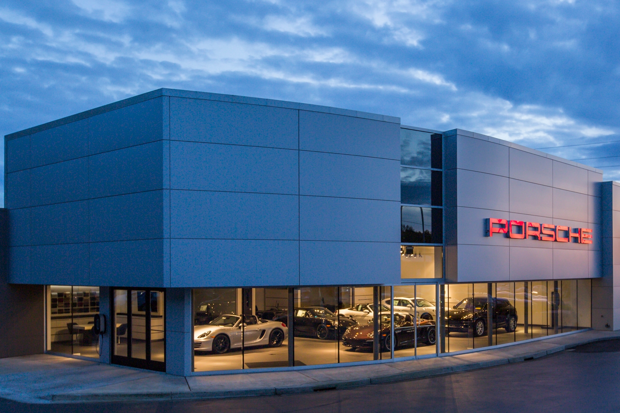 Porsche dealership photo