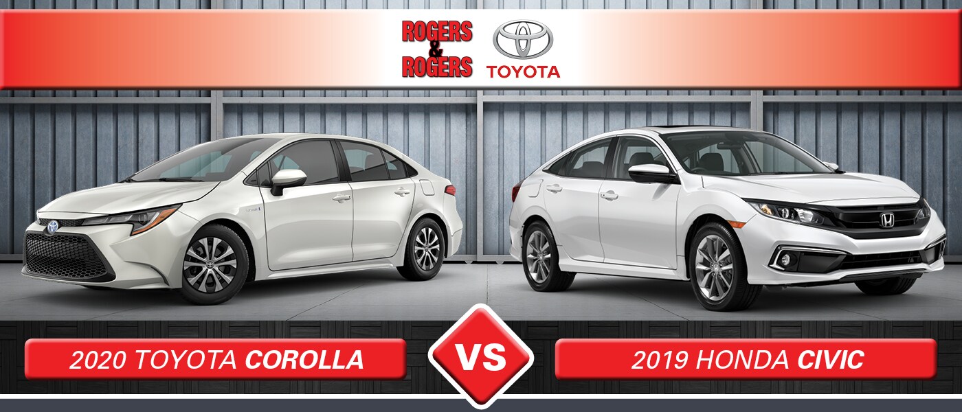 2020 Toyota Corolla vs. 2019 Honda Civic