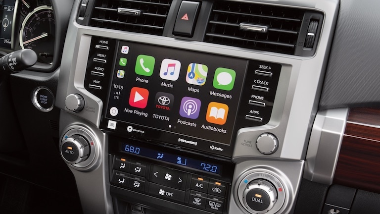 Toyota 4Runner Apple Car Play infotainment