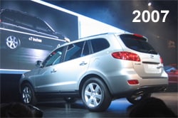 2007 Hyundai Santa Fe at the North American International Auto Show