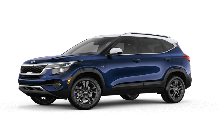 2021 Kia Seltos A blue 2021 Kia Seltos
