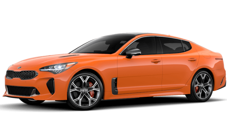 2019 Kia Stinger GTS in orange