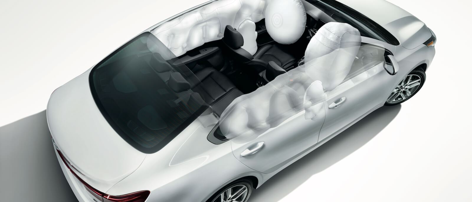 2020 Kia Forte The airbags on the 2020 Kia Forte