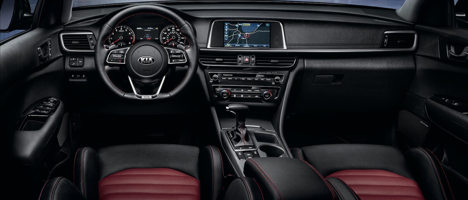 2020 Kia Optima The interior of the 2020 Kia Optima