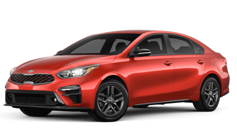 2020 Kia Forte A red 2020 Kia Forte