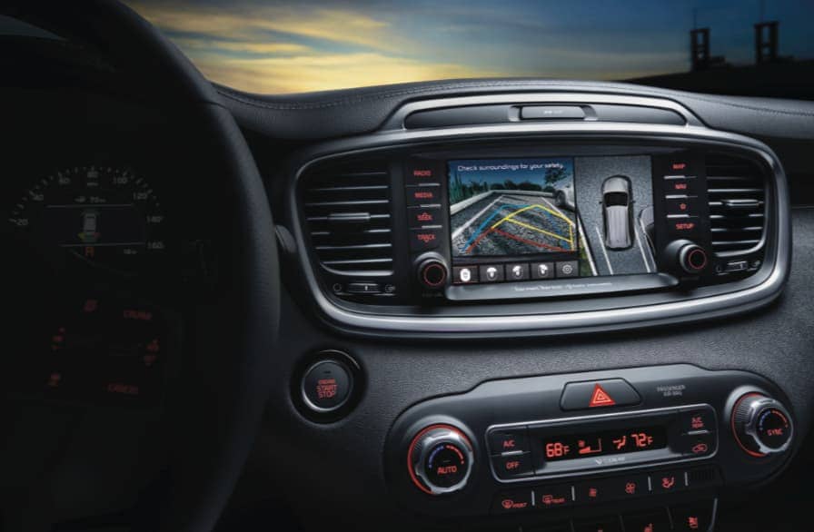 Infotainment system of the 2020 Kia Sorento