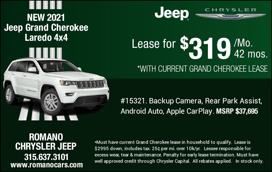 New 2021 Jeep Grand Cherokee Laredo 4x4 New 2021 Jeep Grand Cherokee Laredo 4x4