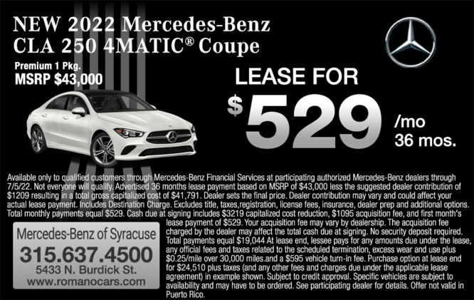 New 2022 Mercedes-Benz CLA 250 New 2022 Mercedes-Benz CLA 250