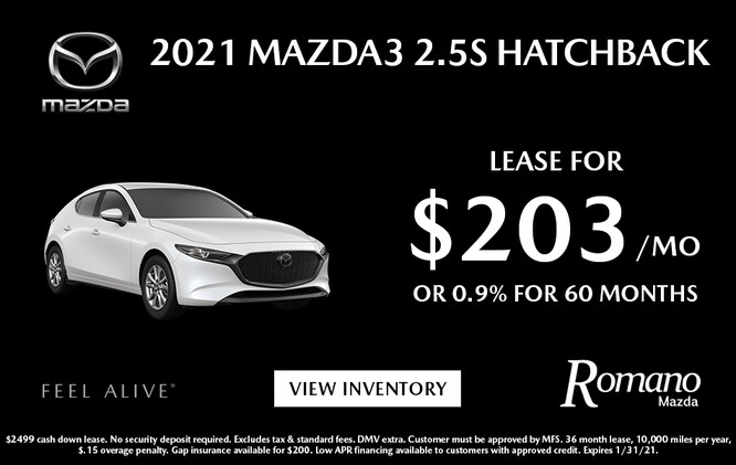 New 2021 Mazda3 Hatchback Leases New 2021 Mazda3 Hatchback Leases