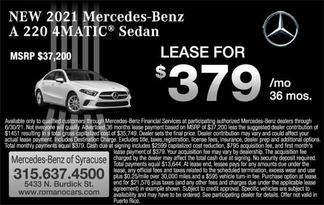 New 2021 Mercedes-Benz A 220 4MATIC Sedan New 2021 Mercedes-Benz A 220 4MATIC Sedan