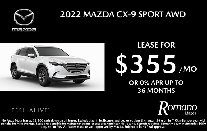 New 2022 Mazda CX-9 Sport AWD New 2022 Mazda CX-9 Sport AWD