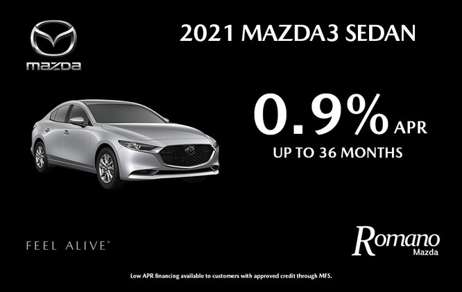 New 2021 Mazda3 Sedan Special APR New
2021 Mazda3 Sedan Special APR
