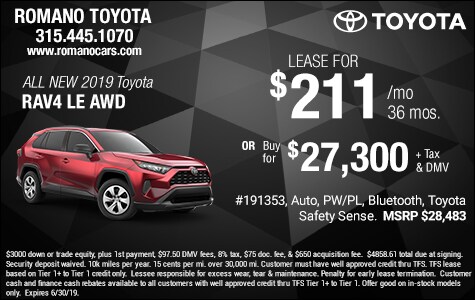 New 2019 Toyota Rav4 LE Specials New 2019 Toyota Rav4 LE Specials