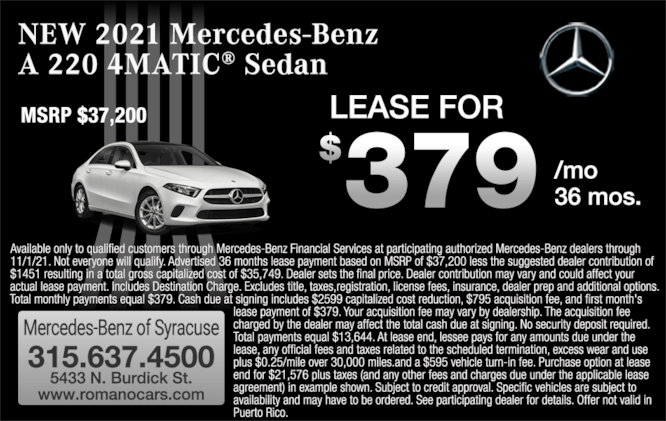 New 2021 Mercedes-Benz A 220 4MATIC Sedan New 2021 Mercedes-Benz A 220 4MATIC Sedan