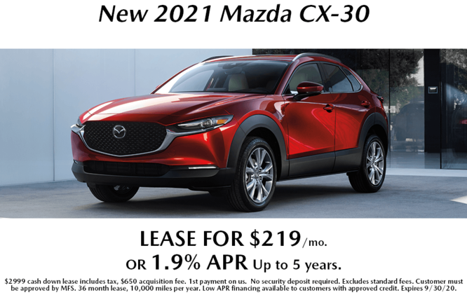 New 2021 Mazda CX-30 New 2021 Mazda CX-30