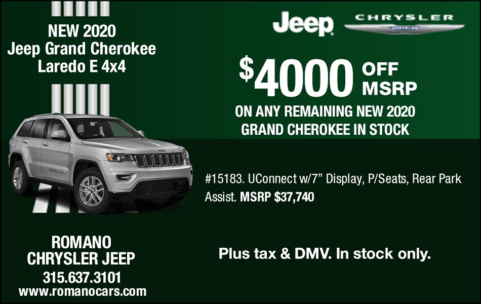 New 2020 Jeep Grand Cherokee