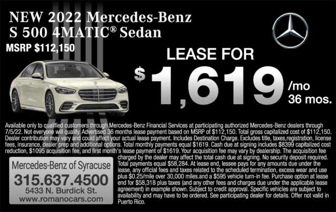 New 2022 Mercedes-Benz S 500 New 2022 Mercedes-Benz S 500