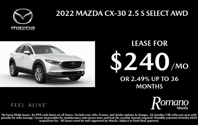New 2022 Mazda CX-30 2.5 S Select AWD New 2022 Mazda CX-30 2.5 S Select AWD