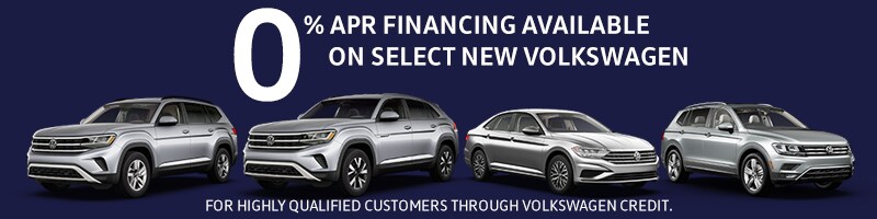 0% APR Available on New VWs
