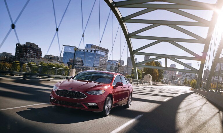 2017 Ford Fusion 2017 Ford Fusion on bridge