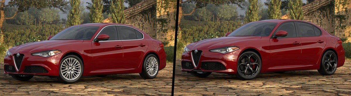 2018 Alfa Romeo Giulia Ti Lusso vs 2018 Alfa Romeo Giulia Ti Sport