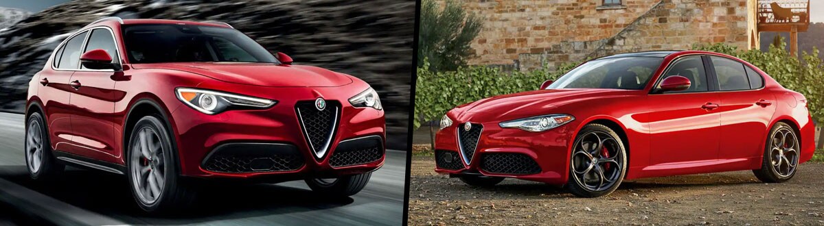 2019 Alfa Romeo Stelvio vs 2019 Alfa Romeo Giulia TI