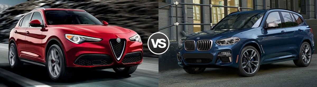 2019 Alfa Romeo Stelvio vs 2019 BMW X3