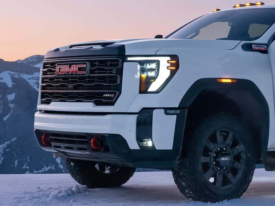The luxurious and spacious interior of the 2026 GMC Sierra 3500 HD.