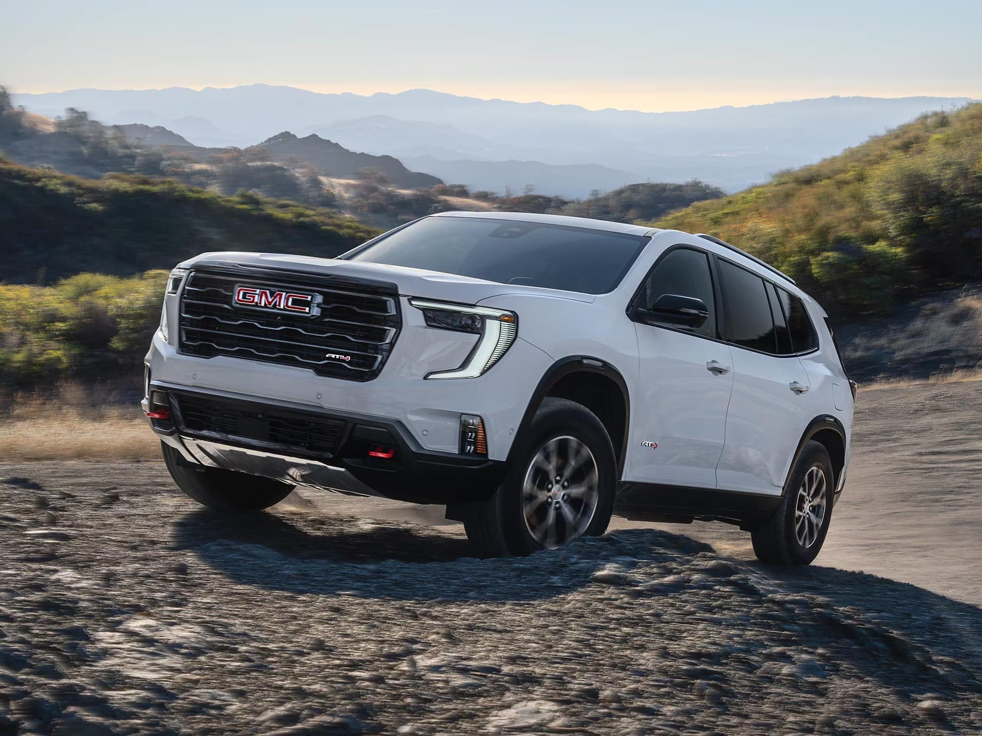 2026 GMC Acadia exterior view highlighting its bold new design.