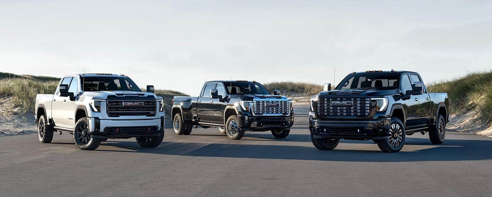 A bold hero shot of the 2026 GMC Sierra 3500 HD.