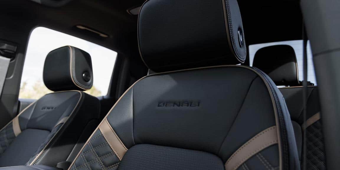 2025 GMC Canyon interior showcasing its refined design.