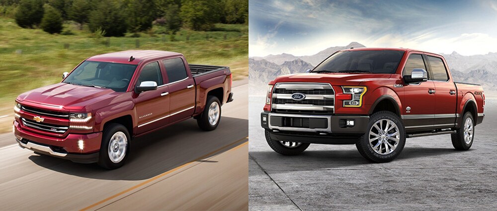 2017 Chevrolet Silverado vs 2017 Ford F-150