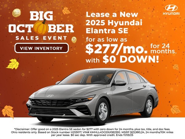 2025 Hyundai Elantra SE lease special