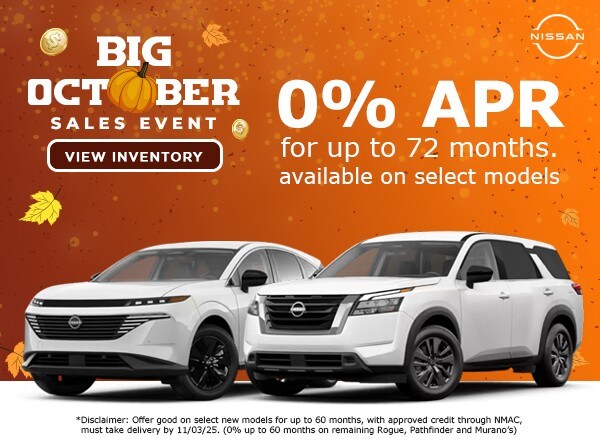0% APR financing on select Nissan models in Cuyahoga Falls