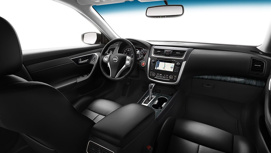 2016 Nissan Altima Luxurious Black Leather Interior.jpg